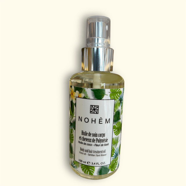 Nohèm Huile de soin corps et cheveux Polynésie